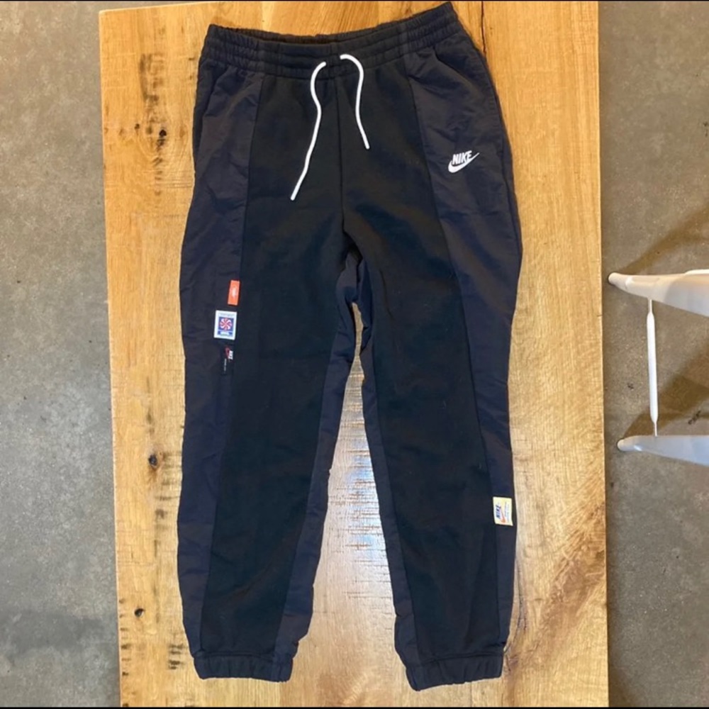 Black nike sportswear athletic loose pants